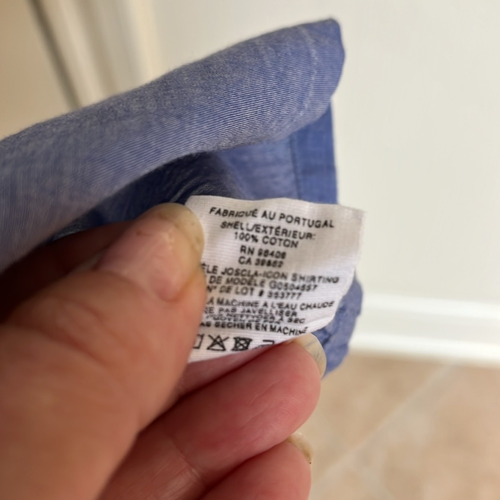 Theory periwinkle top - Picture 8 of 10
